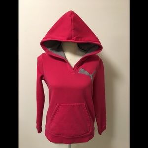 Puma Pink Hoodie w/ Embroidered Puma Patch